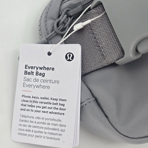 NWT Lululemon Everywhere Belt Bag 1L - Silver Drop - Picture 5 of 7
